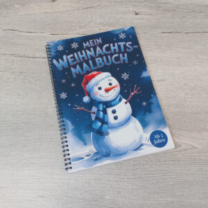 Weihnachts-Malbuch für Jungen