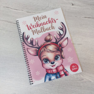 Weihnachts-Malbuch für Mädchen
