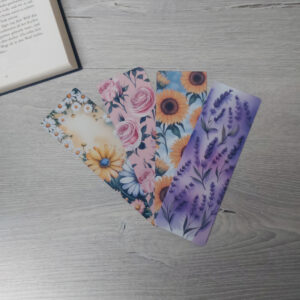 Lesezeichen-Set Blumen