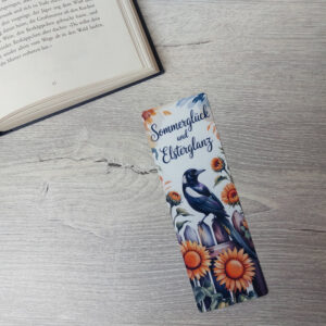 Elster-Sonnenblumen Lesezeichen