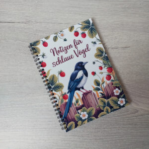Elster-Erdbeer Notizbuch