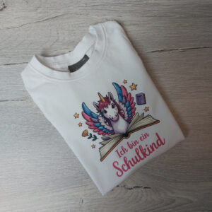T-Shirt Einschulung: Motiv Einhorn