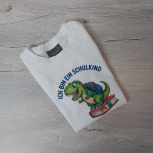 T-Shirt Einschulung: Motiv T-Rex