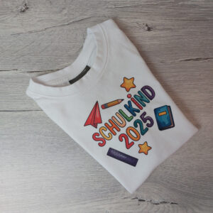 T-Shirt Einschulung: Motiv Schulkind 2025