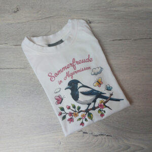 Elster auf dem Ast T-Shirt